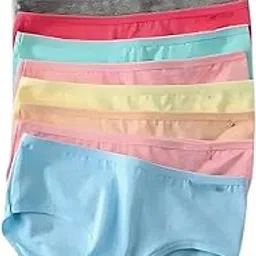 ragabandha design studio Women's Ice Silk Panty Briefs Cotton Hipster Panties for Daily Use-picture-35