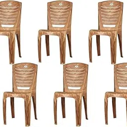 @home Nilkamal CHR4025 Plastic Mid Back with Arm Chair | Chairs Dining Room| Bedroom| Kitchen| Living Room| Office - Outdoor - Garden | Dust Free |100% Polypropylene Stackable Chairs | Set of 6-picture-28