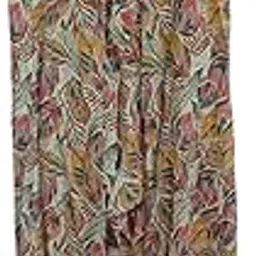 Women Vicose Rayon Beige & Mustard Floral Print Jumpsuit-image-47