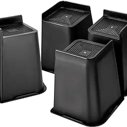 VISTORA 4 Pieces Bed Risers Furniture Risers 8inch L Shaped Sturdy Table Desk Risers-picture-21