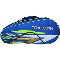 Triumph Top Spin Gaint 6R Tennis Kit Bag Royal Blue/Lime-picture-23