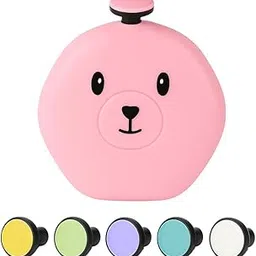BTfash Baby Nail Trimmer Electric Manicure Set, Cute Bear Design, Gentle & Safe Nail File for Newborns, Infants & Toddlers with 6 Grinding Heads, & Portable Baby Nail Care Kit (NT003_PNK)-image-63