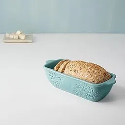 Ellementry Upper Crust Ceramic Loaf Pan | Cake Tins/Pan/Trays for Microwave, Oven and Bakeware | Bread Mould| Nonstick Bread Pan | Bread Loaf Pan for Baking | Baking Essentials-picture-26