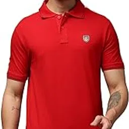 onn UK Classic Men's Premium Combed Cotton Polo Neck Collar Half Sleeves Solid T-Shirt | Polo T-Shirt with Face Mask-picture-36