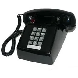 cortelco 250000-VBA-27M Desk w/ Message - Black - ITT-2500-27M-BK-picture-14