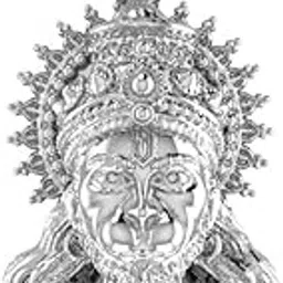 ravab Sterling Silver (92.5% purity) God Hanuman Pendant for Men & Women Pure Silver Lord Bajrang Bali Locket for Good Health & Wealth-picture-37