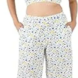 blissence Floral Printed Beachwear Cover Up Co-Ord Set for Women Teen-picture-29