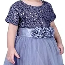 yuvina fashion Zainab Gray Color Frock for Girl-picture-28
