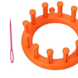 HEAVENGLOW Small Round Loom for Beginners with Loom Pick Tool & Pin Weaving Loom Crafts | Needlecrafts & Yarn | Crocheting & Knitting | Knitting Boards & Looms-picture-15