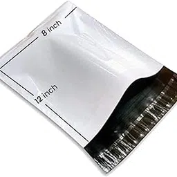 DCGPAC 51 microns, Without POD Jacket, Flap Seal, White Courier Envelopes/Bags, Secure Packing & Shipping Temper proof Packaging Courier Bag (100, 8x12 inch)-picture-25