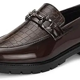 massari PU Leather Latest Loafers Shoes for Men-picture-17