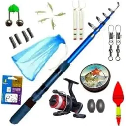 Quanhai Fishing Rod and Reel Blue & blackcombo Set-picture-14