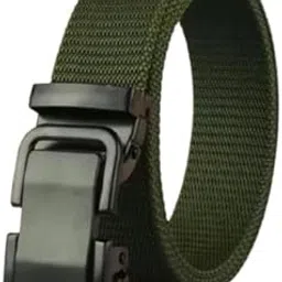 Nylon Fabric Canvas Strap Waist Belt Automatic Slide Push Lock Metal Tactical Ratchet Buckle Causal Formal Belt For Men's And Boy's-picture-52
