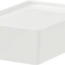 IKEA Box with Lid, White, 18x26x8 cm (7x10 ¼x3 ¼")-picture-20