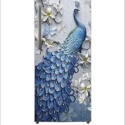 Ruby Décor Decorative Beautiful Design Sticker Refrigerator Door Sticker PVC Vinyl Fridge Wrap Sticker-picture-20