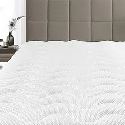 Lyocell from Eucalyptus Tencel Jacqurad Blend Fitted Topper, Full Mattress Pad by Royal Hotel-picture-32
