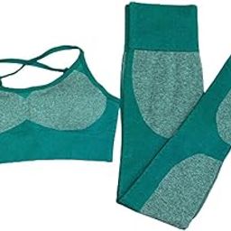 calandis CALANDIS™ Yoga Outfits for Women 2 Piece Set Workout Leggings Sports Bra S Green | Track Suits | Womens Clothing | Clothing & Accessories | Fitness Running & Yoga-picture-12