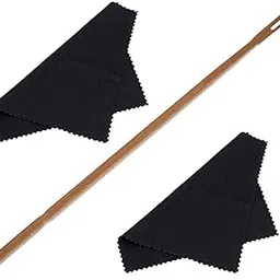 Enakshi Flute Cleaner Flute Cleaning Supplies Multifunctional for Cleaning Polishing 2pcs Cloth Rod (Care & Cleaning)-picture-44