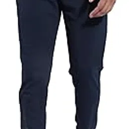 force nxt Navy Blue Jogger for Men Pack of 1 | Men's Super Combed Cotton Jogger Pants | Stretchable Lowers with Zipper Pockets | Breathable Jogger Pant for Gym, Yoga and Sports-picture-32