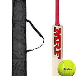 Ske Popular Willow Cricket Bat with Tennis Ball and Bat Cover Combo for All Tennis Ball Full Size Cricket Bat (Bat with Tennis Ball)-image-32