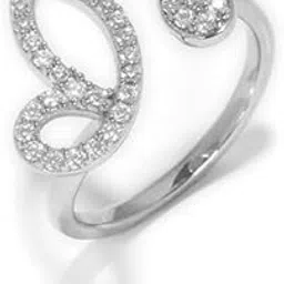 shaya by Caratlane Fly on Butterfly Ring in Rhodium Plated 925 Silver for women-picture-26