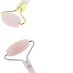 UJEAVETTE 2X Anti-Aging Crystal Jade Rollers f Face Gua Sha Scraping Tool Body Massage-image-30