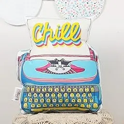 Sivya by Home Micro Filled Shape Cute Cushion for Kids (Typewriter)-image-76