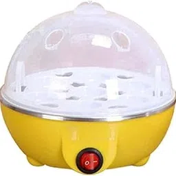 NEW CHOICE HUB Easy Egg Cooker, 7 Egg Capacity Rapid Egg Cooker, Chicken Design Boil Egg Cooker with Measuring Cup, Anti Dry Burning, Automatic Power Off, Egg Boiler Cooker for HomeUse (Yellow-picture-13