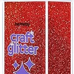 Hemway Ultrafine Craft Glitter Shaker for Arts Crafts Tumblers Schools Paper Glass Decorations DIY Projects - 1/128" 0.008" 0.2MM - 130g/4.6oz- Red Holographic-picture-36