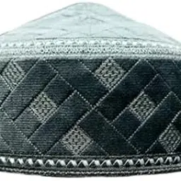 Luxury Velvet Kufi Topi Namaz Islamic Cap-picture-11