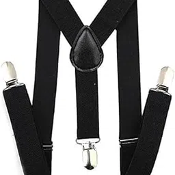 lyla Mens Suspenders Bowtie Set Y Shape Adjustable Braces for Jeans Cosplay Party dark gray-picture-44