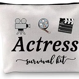 GJTIM Actress Gift Actress Survival Kit Theatre Acting Gift Zipper Pouch Funny Makeup Bag for Drama Student-picture-16