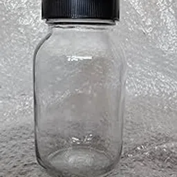 Pycnometer bottle 1000ml pack of 1pc. Useful to determine specific gravity of soil,clay and sand,comprises 1kg glass jar,Brass cone,locking ring and rubber seal-picture-70