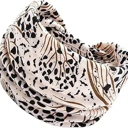 lyla Wide Headband for Women Boho Sweat Absorbing Portable Elastic Fashion Turban Style F-picture-23