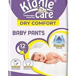 Kiddle Care Dry Comfort Baby Diaper Pants | Small (S) | Pack of 1 | 40 Pieces | 4-8 Kg | Up to 12 Hours Protection, Prevents Leakage, Wetness Indicator-picture-19