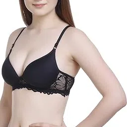 fims - fashion is my style Women's Cotton & Elastane Lightly Padded Non-Wired T-Shirt Bra-picture-51
