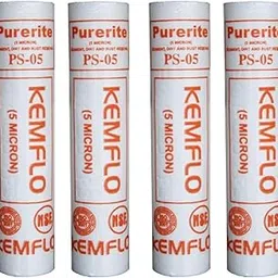 UNYQ Kemflow Spun Candle 10" 5 Micron Pre-Filter for RO/UV Pack of 4 Solid Filter Cartridge-picture-39