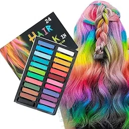 ARROLLIANT Temporary Hair Chalk Washable Hair Color Safe for Kids And Teen For Halloween Cosplay Party Girls Gift Kids Toy Birthday Christmas Gifts For Girls - 24 Bright Colors-picture-40