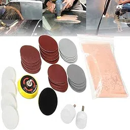 DIY Crafts CT-DIY-HI-42542 32 Pcs Deep Scratch Remover Car All Type Glass Headlight Windshield Polishing Shining Buffing Kit 3''-picture-19