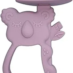 bnf® Baby Teether Toy Lightweight Infant Toys for Babies 3-12 Months Baby Infant Light Violet | Feeding | Teethers-picture-46