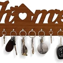 Decorative Wooden Key Holder for Home Decor Key Hangers Keychain Holder 3.4 mm Thick-picture-21
