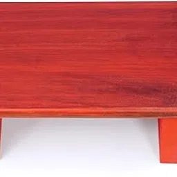 Traditional Handcrafted - Wooden palaka for Kitchen, Bathroom Stool,Puja Peeta Chowki Table, Low Height/Pooja Chowki/Mini Stool/Footstool Puja Asana, Kitchen Stool (Red Brown)-image-25