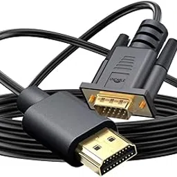 HDMI to VGA Cable 10 Ft, Gold-Plated Computer HDMI to VGA Monitor Cable Adapter Cord for Computer, Desktop, Laptop, PC, Monitor, Projector, HDTV (NOT Bidirectional)-picture-18