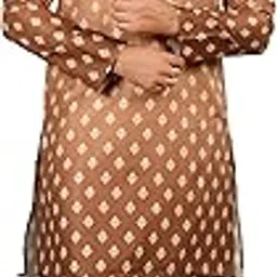 jagdish garments Men's Cotton Ombre Printed Kurta- Ethnic Wear for Festive, Wedding, Puja & Casual Occasions-picture-40