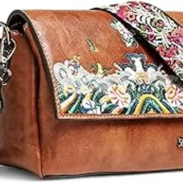exotic Women's Premium Flora Embroidery Flap Elegance Shoulder/Sling Bag-picture-25