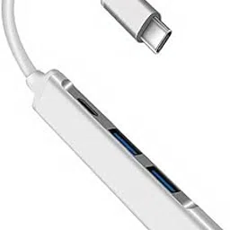 USB-C Hub Splitter Expansion Dock 4-in-1 OTG Adapter | Durable Aluminum Alloy Shell with 4 USB 3.0, 5Gbps Transfer | Portable Power-Free Charging Port for Laptop, Phone, Tablet, U-Disk-picture-23