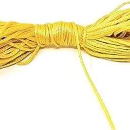 SKYWINS Yellow Silk Dhaga Thread for Evil Eye Protection 20 mt Religious peela Dhaga for Pooja Raksha Sutra Nazar Battu and Tabeez - Yellow-picture-21