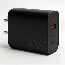 65W Type-C PD Fast Charging Adapter for Laptop/MacBook/Chromebook/Tablet/Samsung/Google/Nothing/Motorola/Oneplus/& Other Android Smart Phones|Supports All Protocols|Multi-Port Charger-Black-image-19