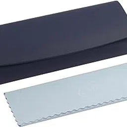 vivid Vision Unisex Adult Lightweight Eyewear Specs Case Cover | Free with Cloth | Protect Eye Glasses | Faux Leather | Spectacles | IC - 533_BLUE-picture-37