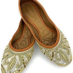 apni jutti Punjabi Jutti for Women, Punjabi Jutti, Linen Mist, Embroidered Handmade Jutti for Women-picture-23